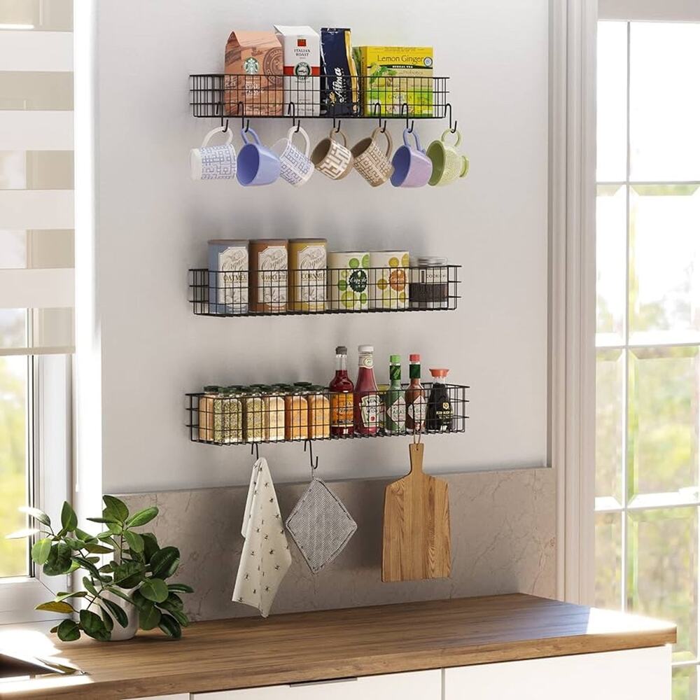 NIB Kitchen Organization and Storage, Multisize Metal Shelves